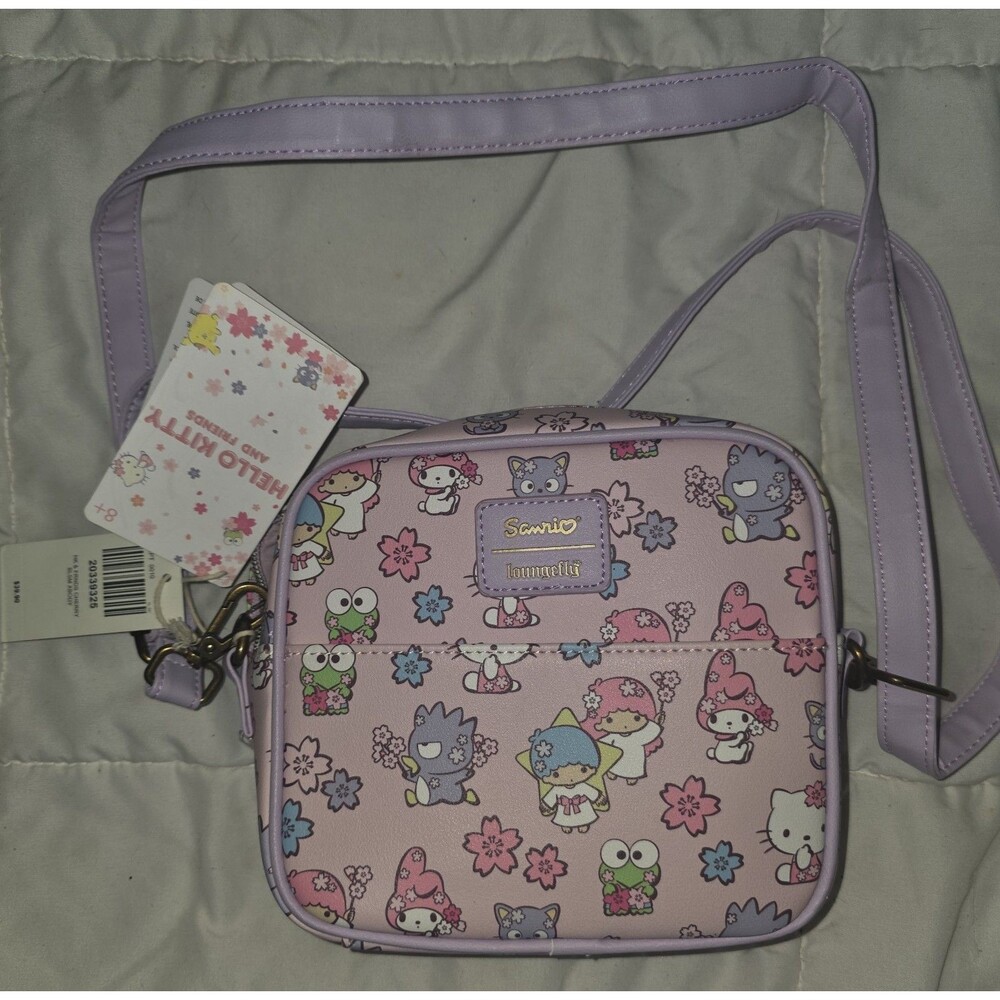 NWT loungefly Sanrio hello kitty crossbody handbag purse tote bag!